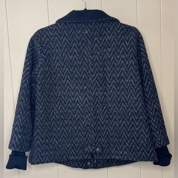 Prana Lily Wool Blend Houndstooth Lined Jacket Womens Small - Picture 3 of 12